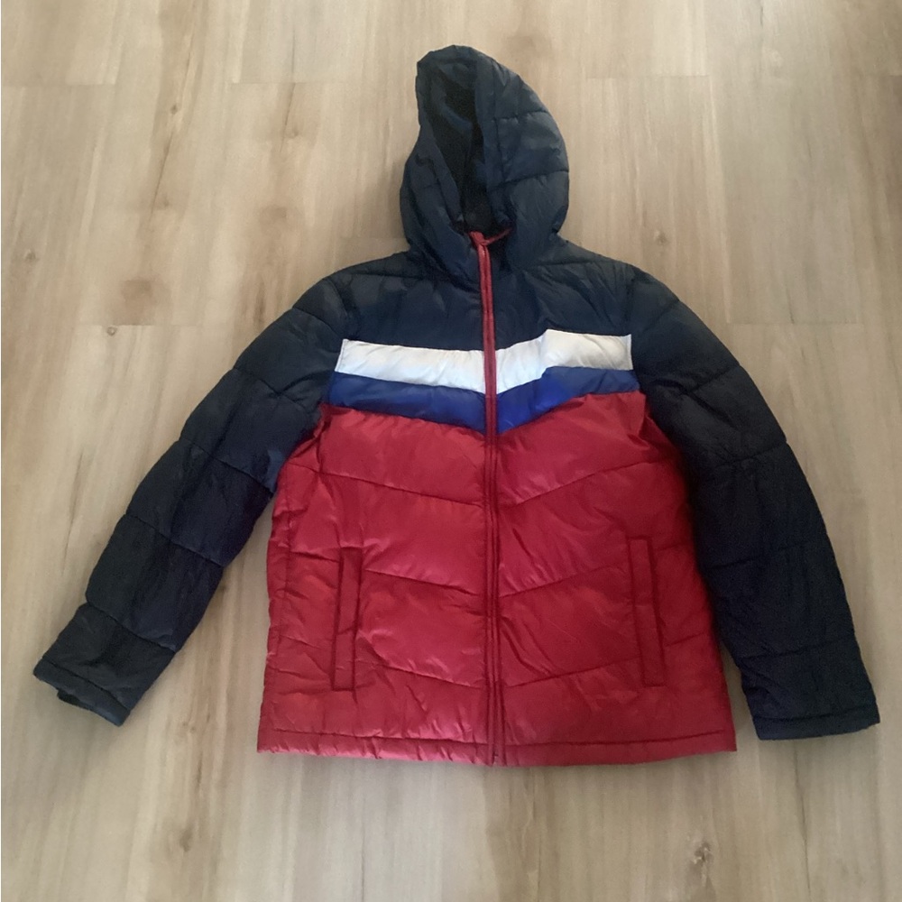 GAP Navy and Red Water Repellent Jacket